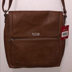 ▪️NWT Relic brown crossbody▪️